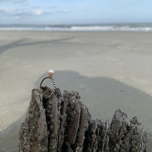 🌅Sterling Silver Hypnotic Mermaids Pearl.925 sterling Ring 🌅 - Picture 12 of 17
